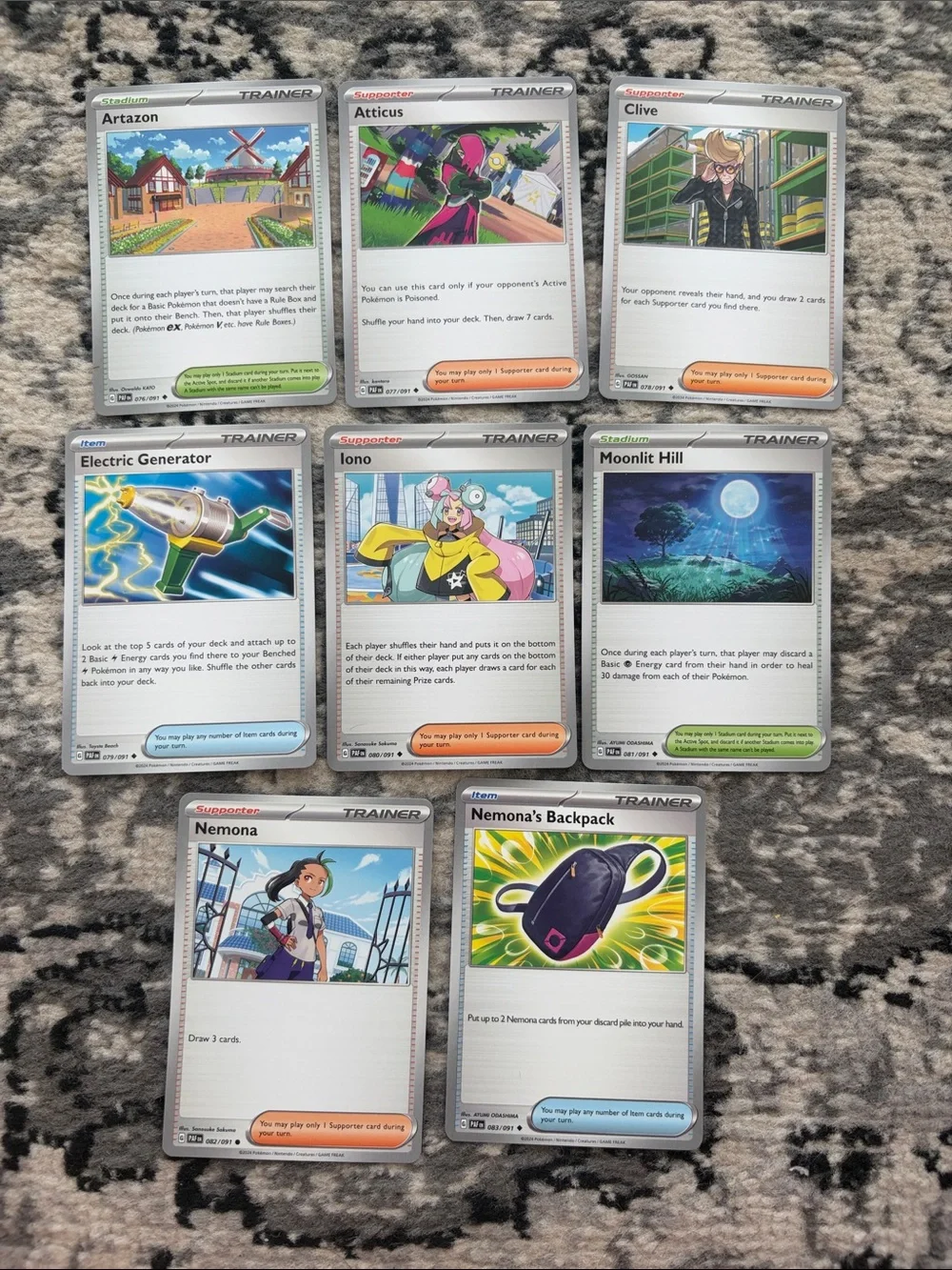 Paldean Fates Binder Builder Lot | 65 Unique Cards | Pokémon Set Collection